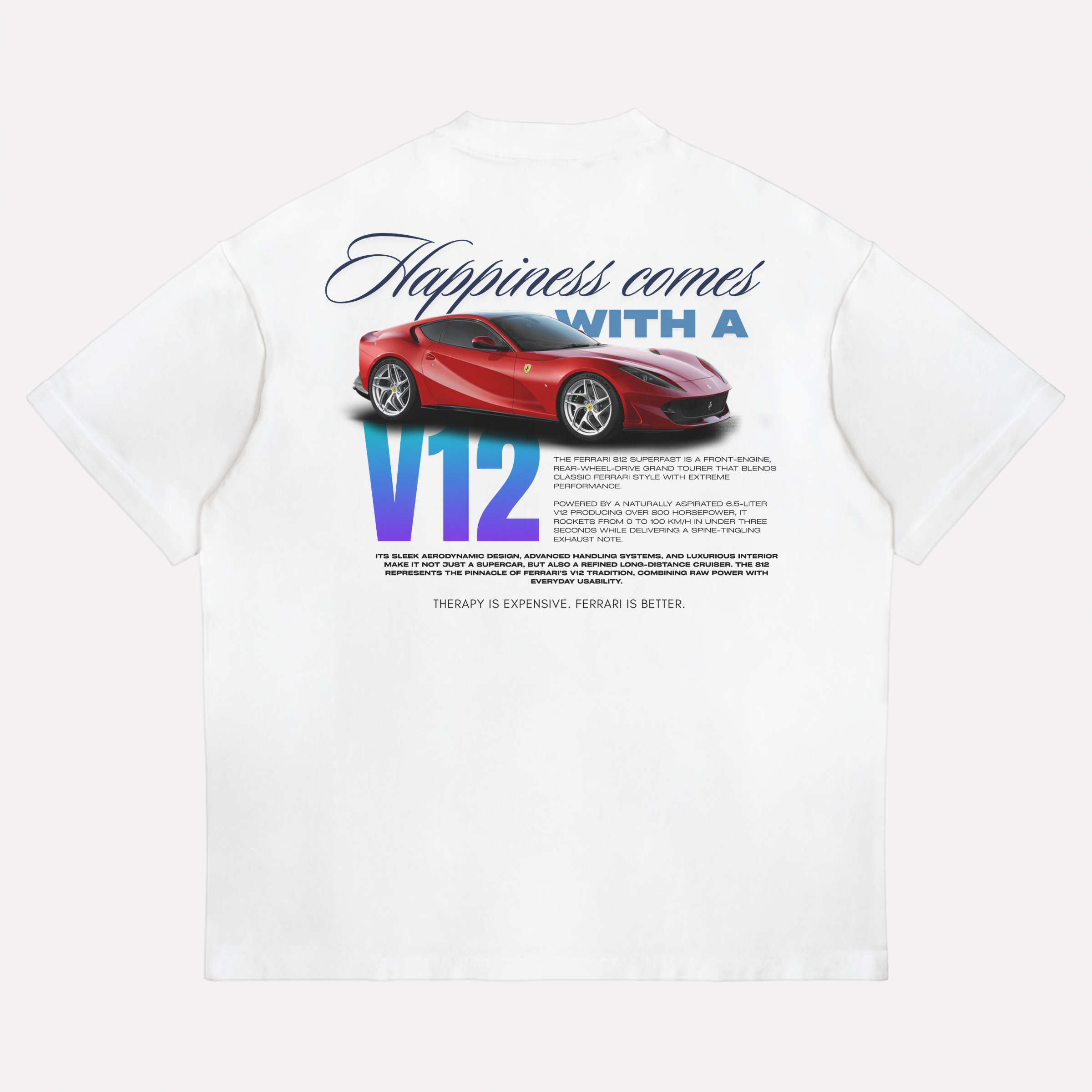 HAPPINESS COMES WITH A V12